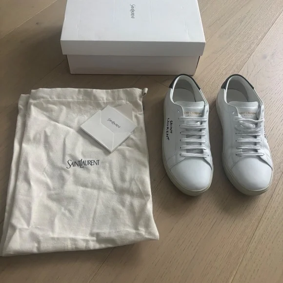 Saint Laurent Leather Sneakers size EU 38 - Picture 13 of 13
